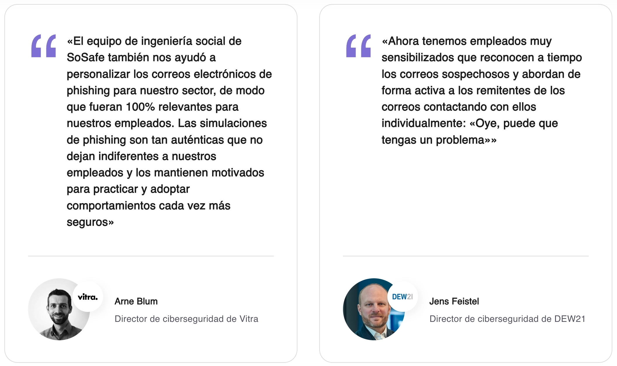 Testimonio cliente